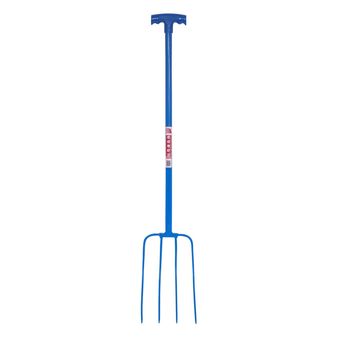 Red Gorilla Tubular Manure Fork 4 Prong T-Grip