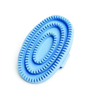 Roma Rubber Curry Comb (Blue)