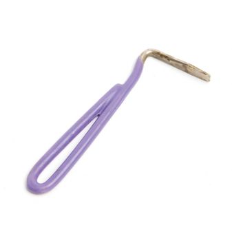 Roma Vinyl Handle Hoof Pick (Purple)