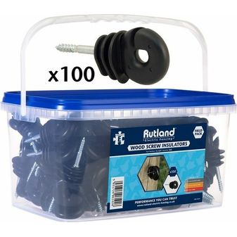 Rutland Bucket Wood Screw Insulators