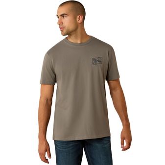 Ariat Mens Paintriot Short Sleeve T Shirt (Smoked Pearl)