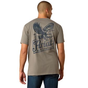 Ariat Mens Paintriot Short Sleeve T Shirt (Smoked Pearl) alternative