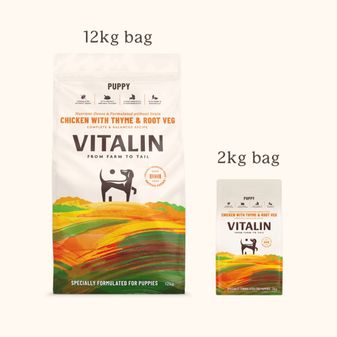 Vitalin Puppy Chicken With Thyme &amp; Root Veg (12kg) alternative