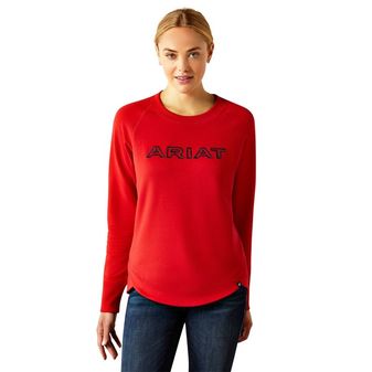 *OUTLET* Ariat Womens Benicia T Sweatshirt (Red)