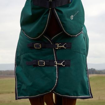 Weatherbeeta ComfiTec Plus Dynamic Detach a Neck 100g Turnout (Forest Green/Navy) alternative