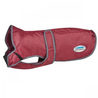 Weatherbeeta Comfitec Windbreaker Free Deluxe Dog Coat (Maroon/Grey/White) alternative
