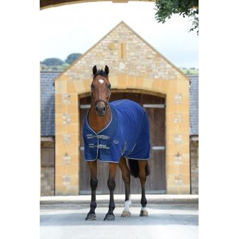 Weatherbeeta Fleece Cooler Standard Neck (Dark Blue/Grey/White) alternative