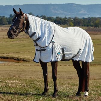 Weatherbeeta Hybrid Sheet Combo Neck (White/Charcoal)