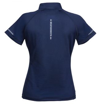 Weatherbeeta Ladies Victoria Premium Short Sleeve Top (Navy) alternative