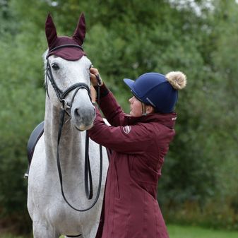 Weatherbeeta Prime Ear Bonnet (Mulberry) alternative