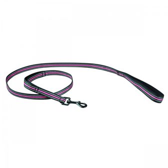 Weatherbeeta Reflective Dog Lead (Black/Pink)