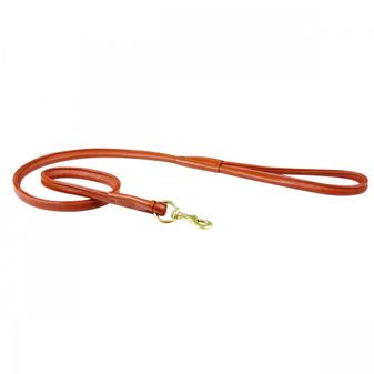 Weatherbeeta Rolled Leather Dog Lead (Tan)