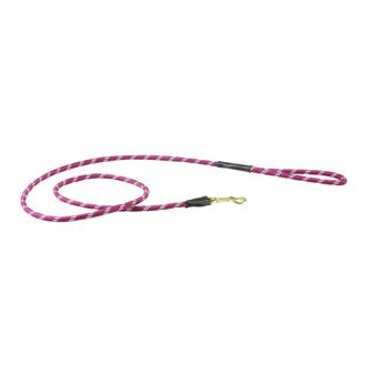 Weatherbeeta Rope Leather Dog Lead (Burgundy/Brown)