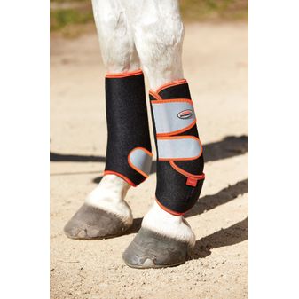 Weatherbeeta Therapy-Tec Sports Boots (Black/Silver/Red)