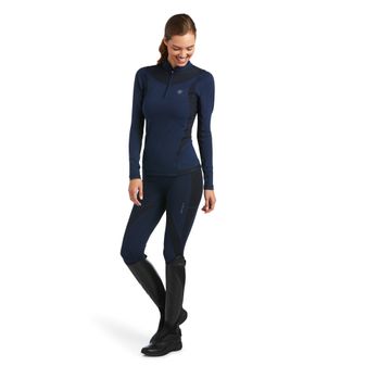 Ariat Women's Ascent 1/4 Zip Long Sleeve Baselayer (Navy) alternative