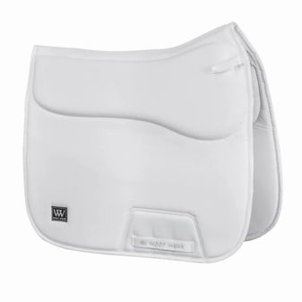 Woof Wear Elite Comfort Plus Dressage Saddlepad (White)