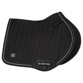 Woof Wear Herringbone Close Contact Saddle Pad (Black)