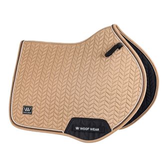 Woof Wear Herringbone Close Contact Saddle Pad (Caramel)