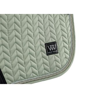 Woof Wear Herringbone Close Contact Saddle Pad (Sage Green) alternative
