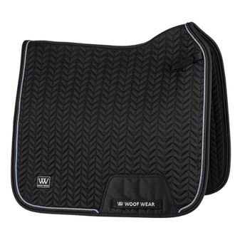 Woof Wear Herringbone Dressage Saddle Pad (Black)