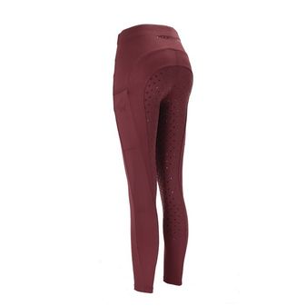 Woof Wear Ladies Original Lite Riding Tights - Full Seat (Plum)