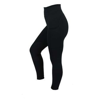 Woof Wear Ladies Original Riding Tights - Knee Patch (Black)