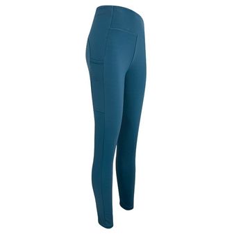 Woof Wear Ladies Original Riding Tights - Knee Patch (Petrol)