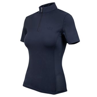 Woof Wear Ladies Short Sleeve Tech Riding Shirt (Navy)