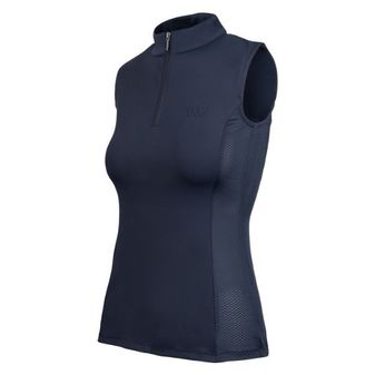 Woof Wear Ladies Sleeveless Tech Riding Shirt (Navy)