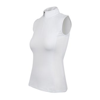 Woof Wear Ladies Sleeveless Tech Riding Shirt (White)