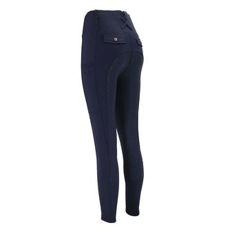 Woof Wear Ladies Vision Riding Tights - Full Seat (Navy)