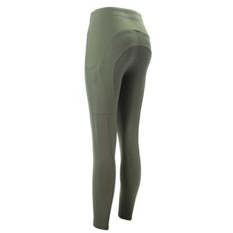 Woof Wear Ladies Winter Riding Tights - Full Seat (Olive) alternative