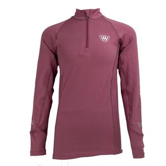 Woof Wear Young Rider Long Sleeve Tech Riding Shirt (Rose)