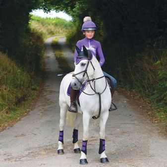 Woof Wear Young Rider Pro Performance Shirt (Ultra Violet) alternative