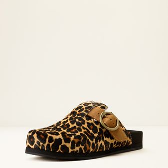 Ariat Womens Country Mule (Leopard Hair On/Oxford Tan)