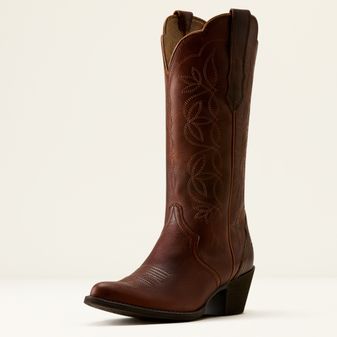 Ariat Womens Heritage Blossom J Toe (Vintage Caramel)