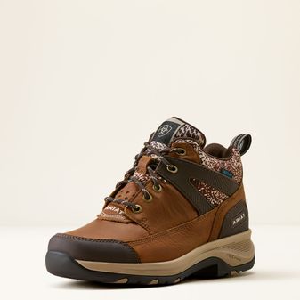 Ariat Womens Terrain Trek H2O (Natural Tan/Tan Mixed Animal Print)