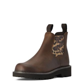 Ariat Women's Fatbaby Twin Gore Western Boot (Distressed Tan)