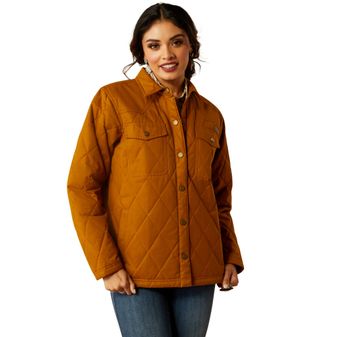 Ariat Women's Grizzly Fleece Lined Barn Jacket (Chestnut Horse)