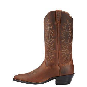 Ariat Women's Heritage R Toe Western Boots (Distressed Brown) alternative