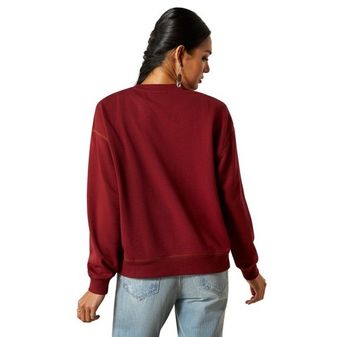 Ariat Women's Lasso Sweatshirt (Cabernet) alternative