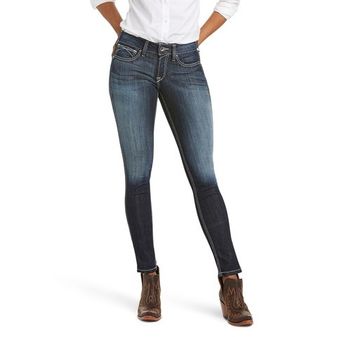 Ariat Women's R.E.A.L Mid Rise Outseam Ella Skinny Jean (Celestial)