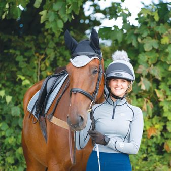 *OUTLET* Woof Wear Ladies Performance Riding Shirt (Brushed Steel) alternative
