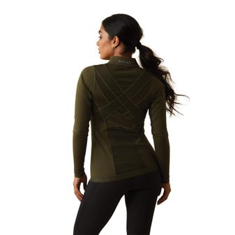 Ariat Womens Ascent 1/4 Zip Long Sleeve Baselayer (Relic) alternative
