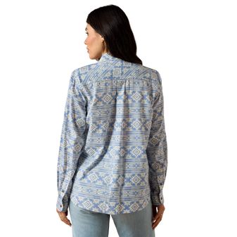 Ariat Womens Billie Jean Long Sleeve Shirt (Ashleigh Blue Crystal Southwest) alternative
