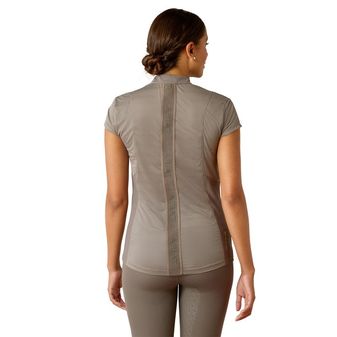 Ariat Womens Breathe 1/4 Zip Baselayer (Plum Grey) alternative