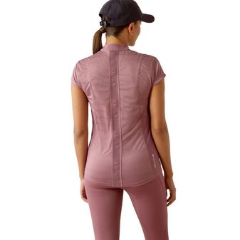 Ariat Womens Breathe 1/4 Zip Baselayer (Tulipwood) alternative