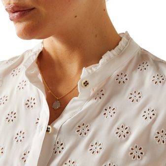 Ariat Womens Clarion Blouse (White Eyelet) alternative