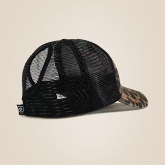 Ariat Womens Embossed Logo Cheetah Print Cap (Cheetah/Black) alternative