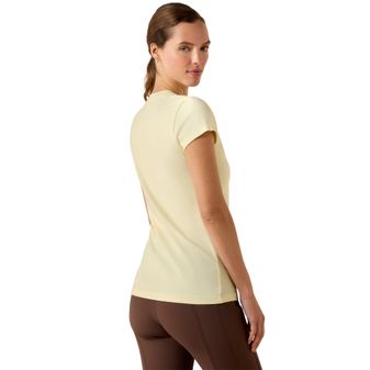 Ariat Womens Heritage Crest Short Sleeve T Shirt (Flan) alternative